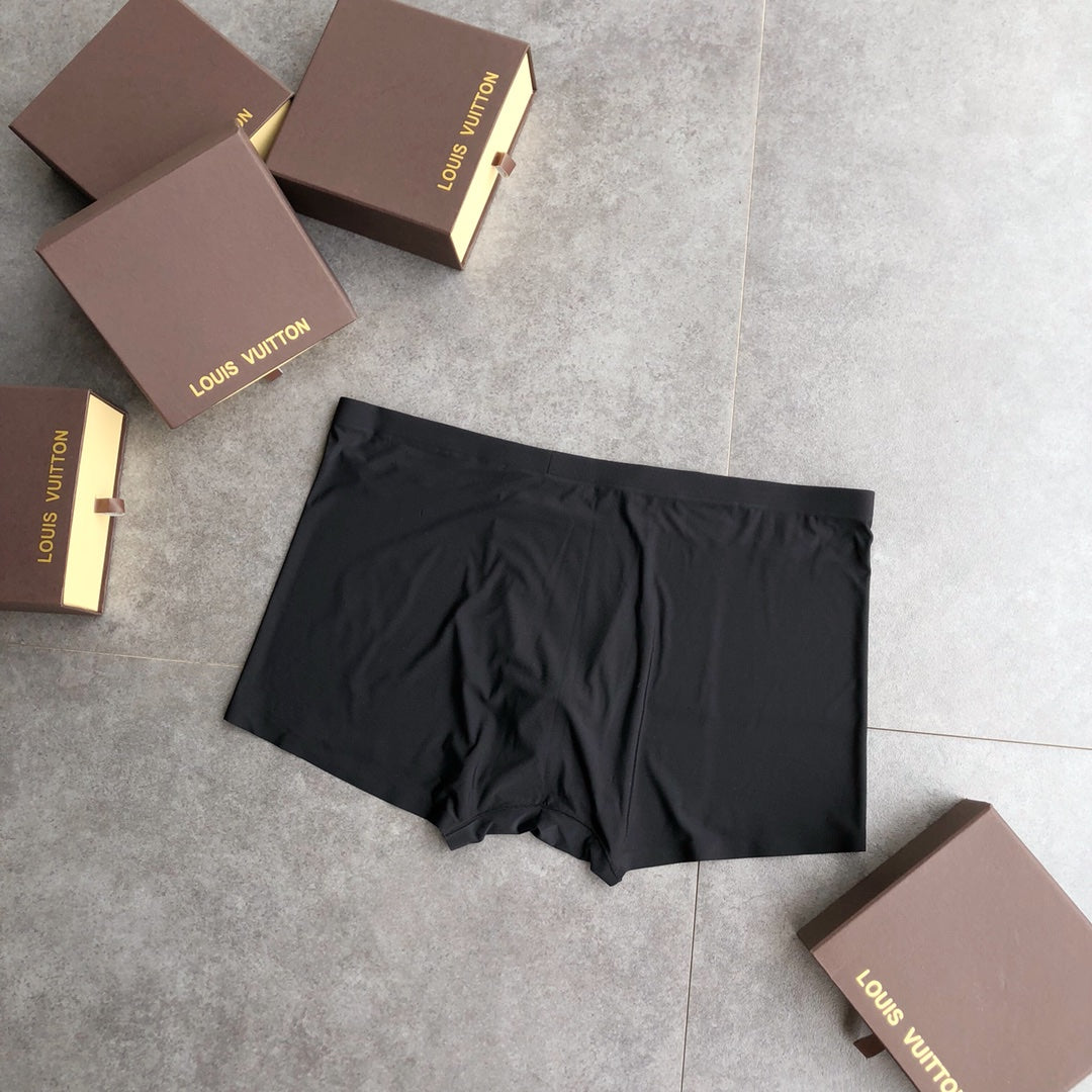 Louis Vuitton Blue White Black Gold Round Monogram Boxer Briefs, image 8