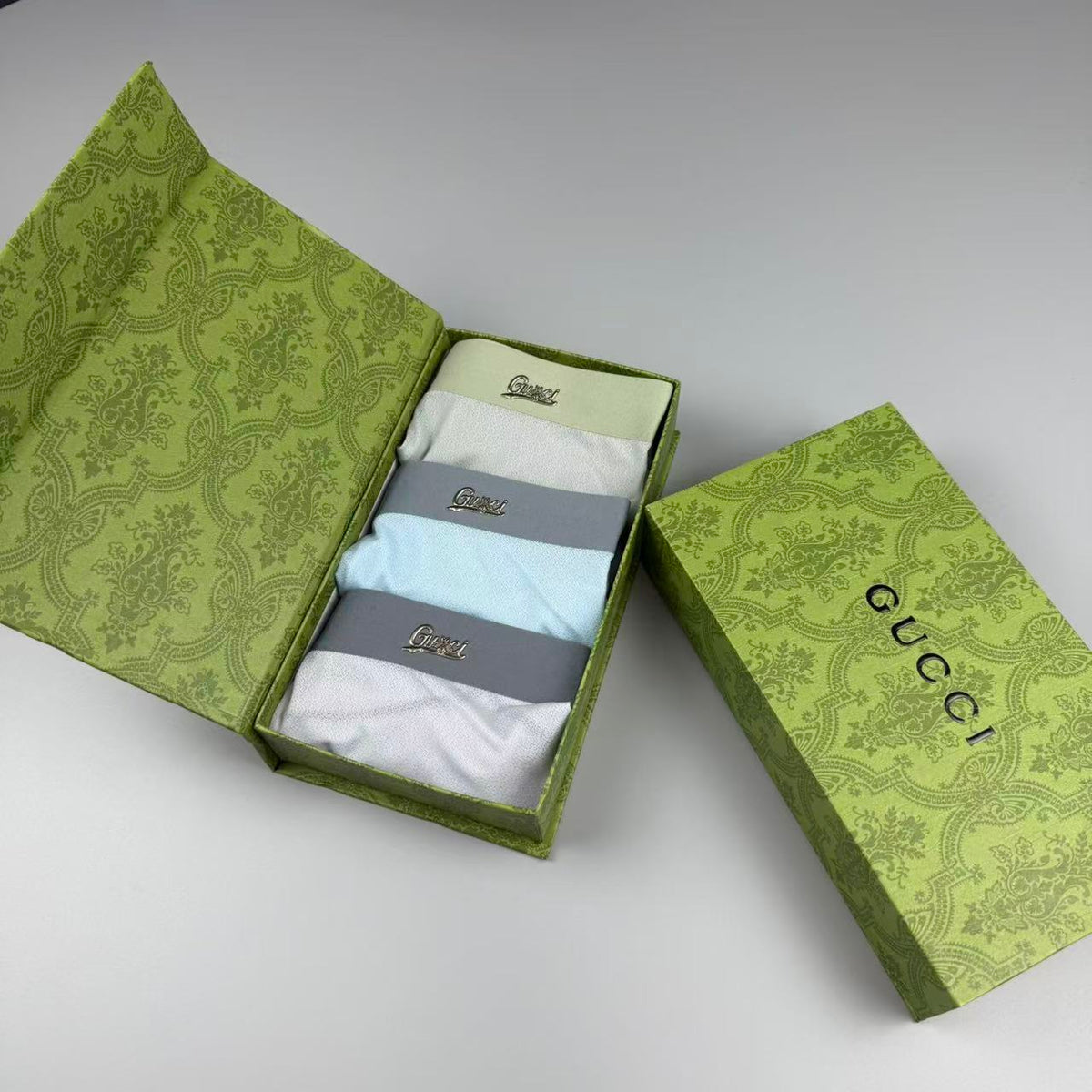Gucci Grey Chevron Front Panel Boxer Briefs, image 6