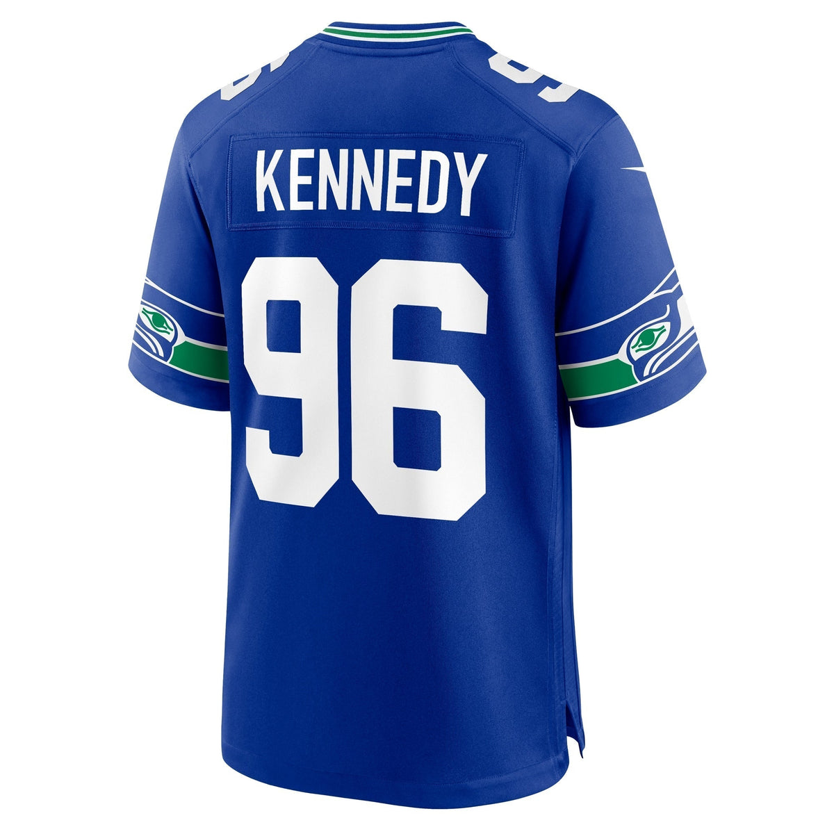 Cortez Kennedy Seattle Seahawks Throwback Retired Game Jersey - Royal