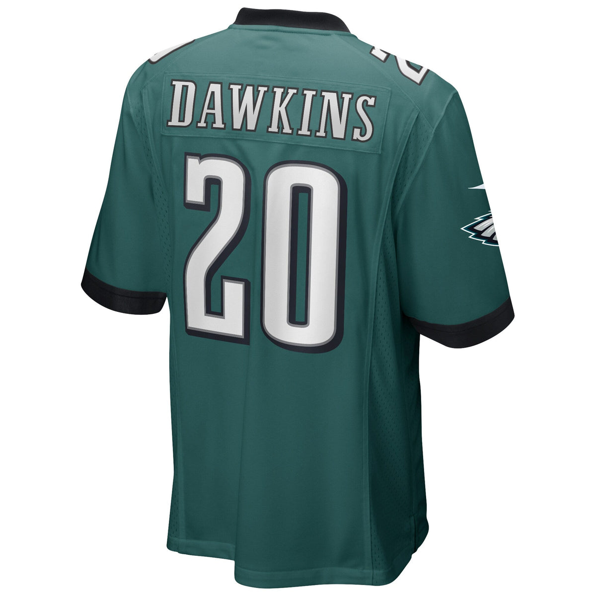 Brian Dawkins Philadelphia Eagles Game Retired Jersey - Midnight Green