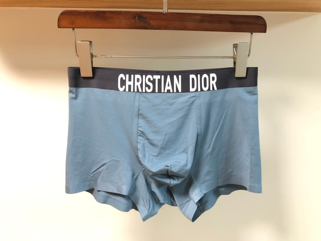 Dior Boxed Bold White Wordmark Bands Boxer Briefs, image 9