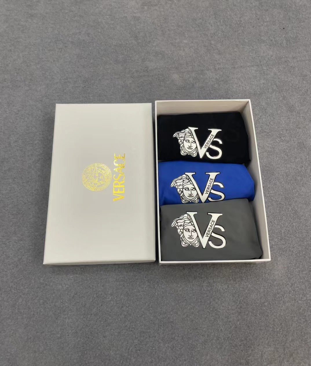 Versace Boxed Bold VS Monograms Boxer Briefs, image 9