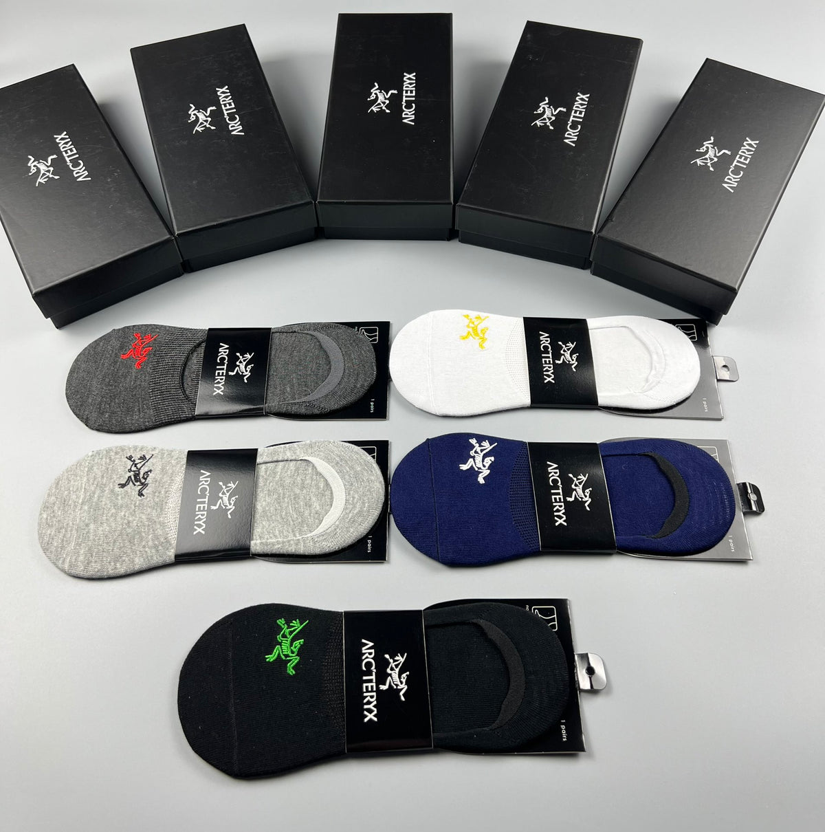 Arc'teryx Neutral Packaged Bird Marks No-Show Socks, image 9