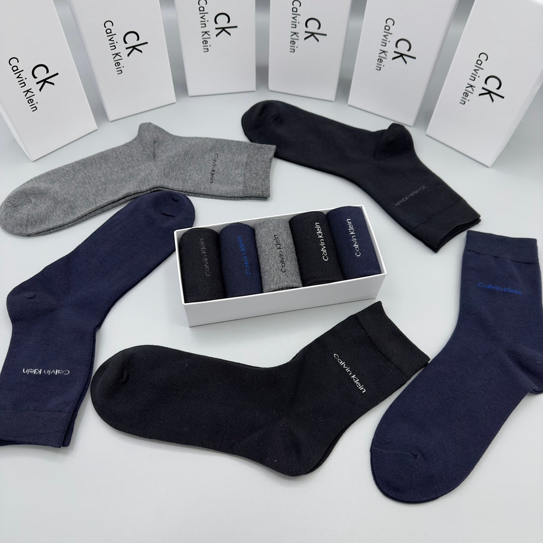 Calvin Klein Dark Grey Plain Crew Assortment Crew Socks, image 9