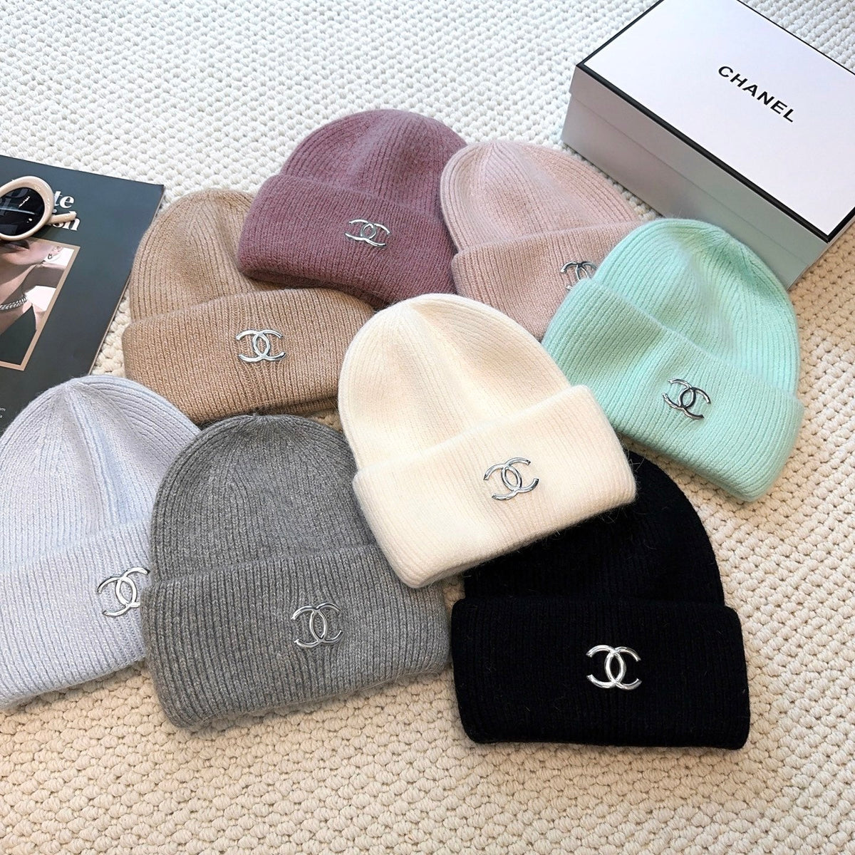 Chanel Knit Beanie - image 9