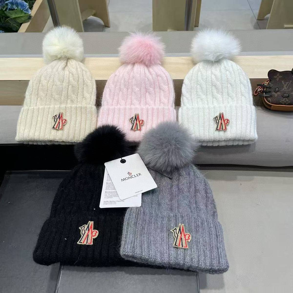 Cable Knit Beanie - image 9