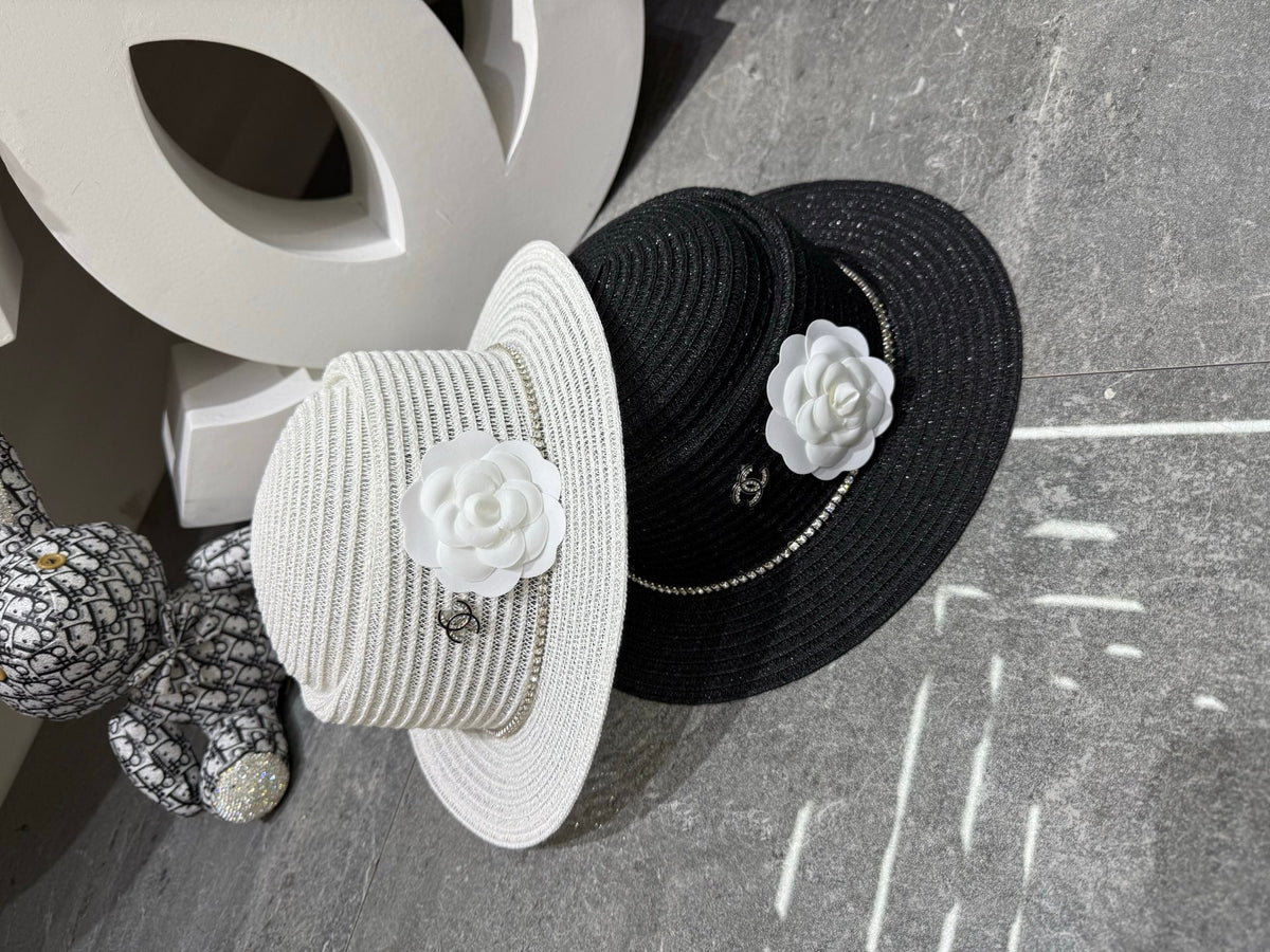 Chanel Woven Open Knit Hat - image 9