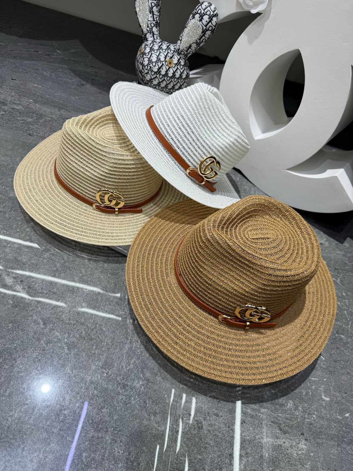 Gucci Woven Open Knit Fedora - image 9