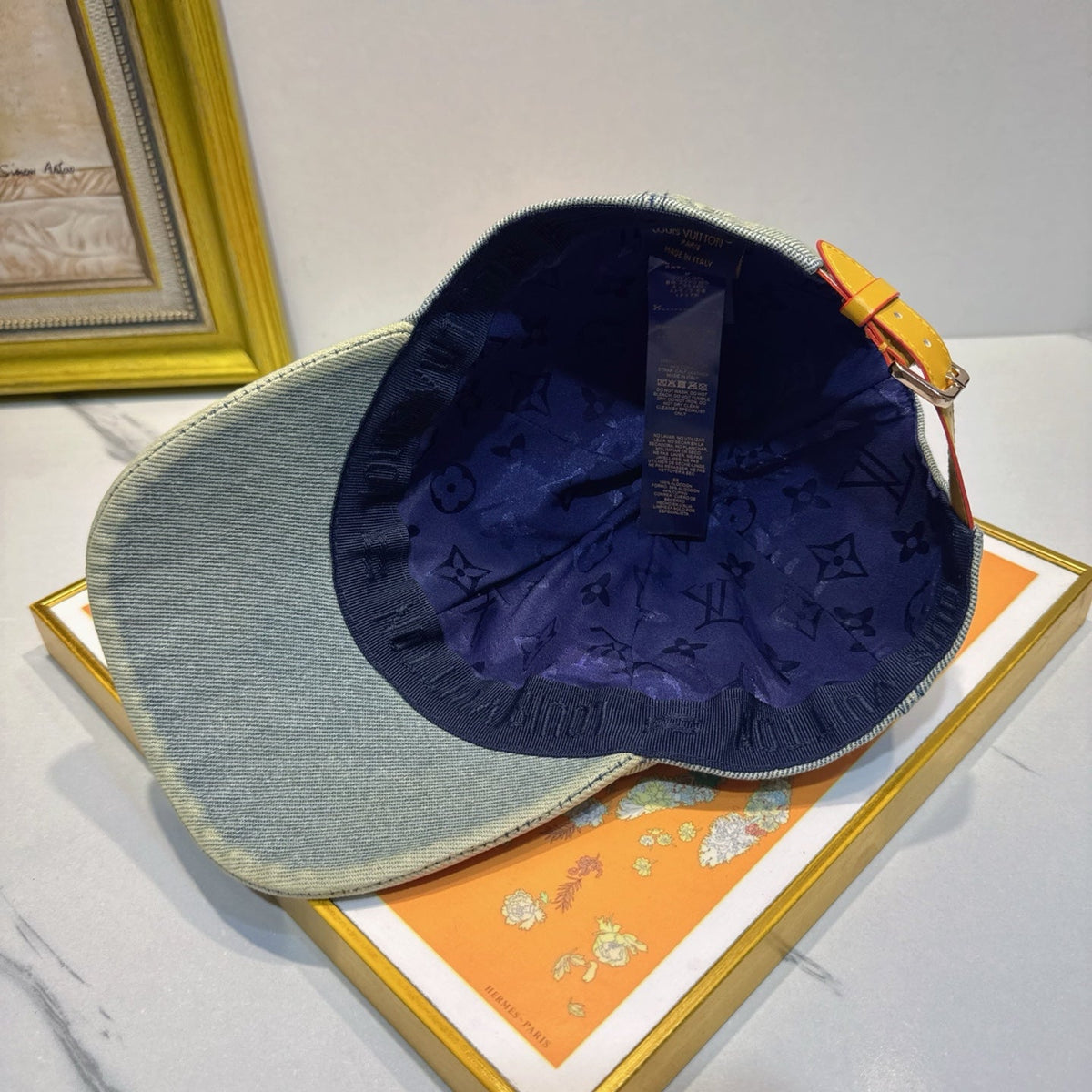Louis Vuitton Denim Baseball Cap - image 9