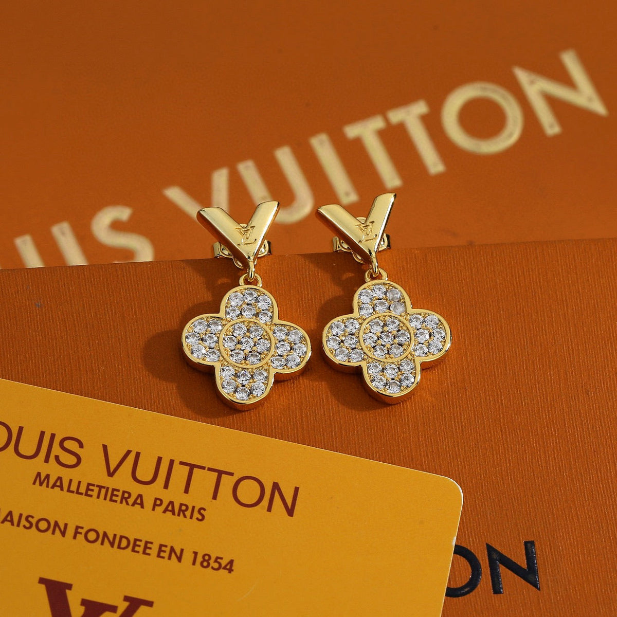 Martin Graham stud earrings in polished metal-tone – main product view