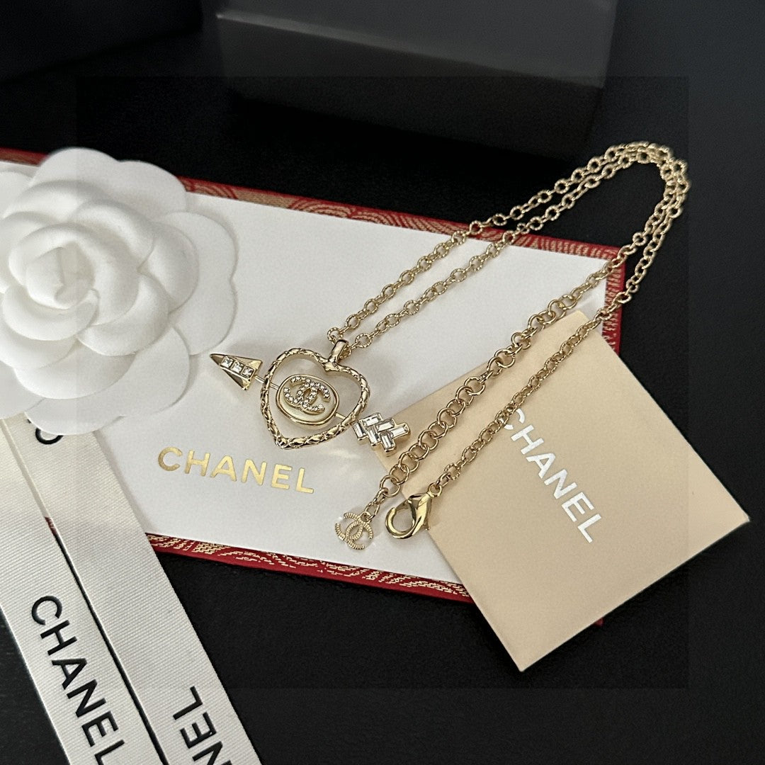 Martin Graham pendant necklace in polished metal-tone – main product view