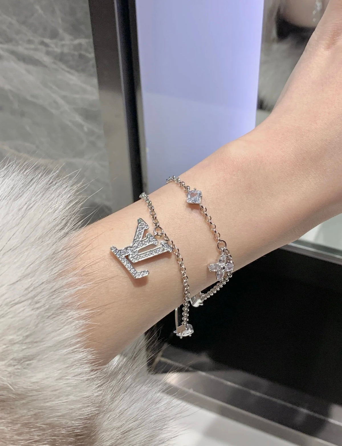 Martin Graham bracelet in polished metal-tone – main product view