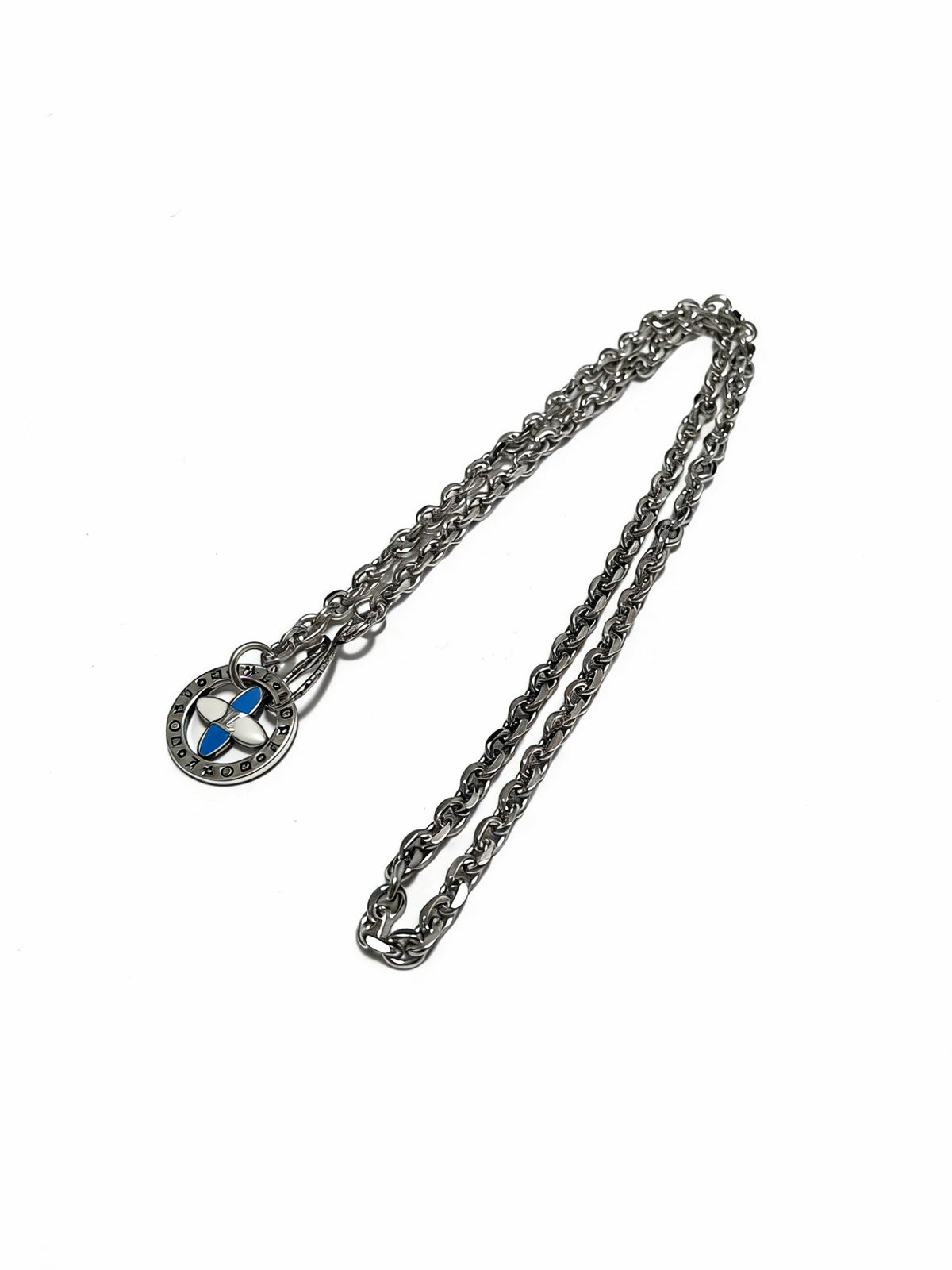 Martin Graham pendant necklace in polished metal-tone – main product view