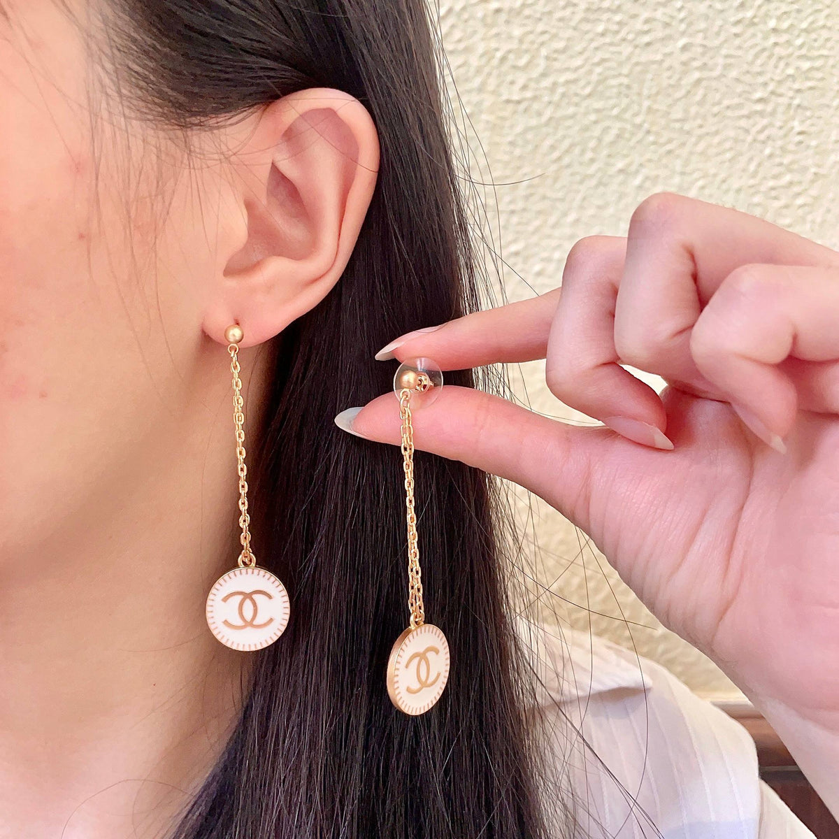 Martin Graham earrings in polished metal-tone – main product view