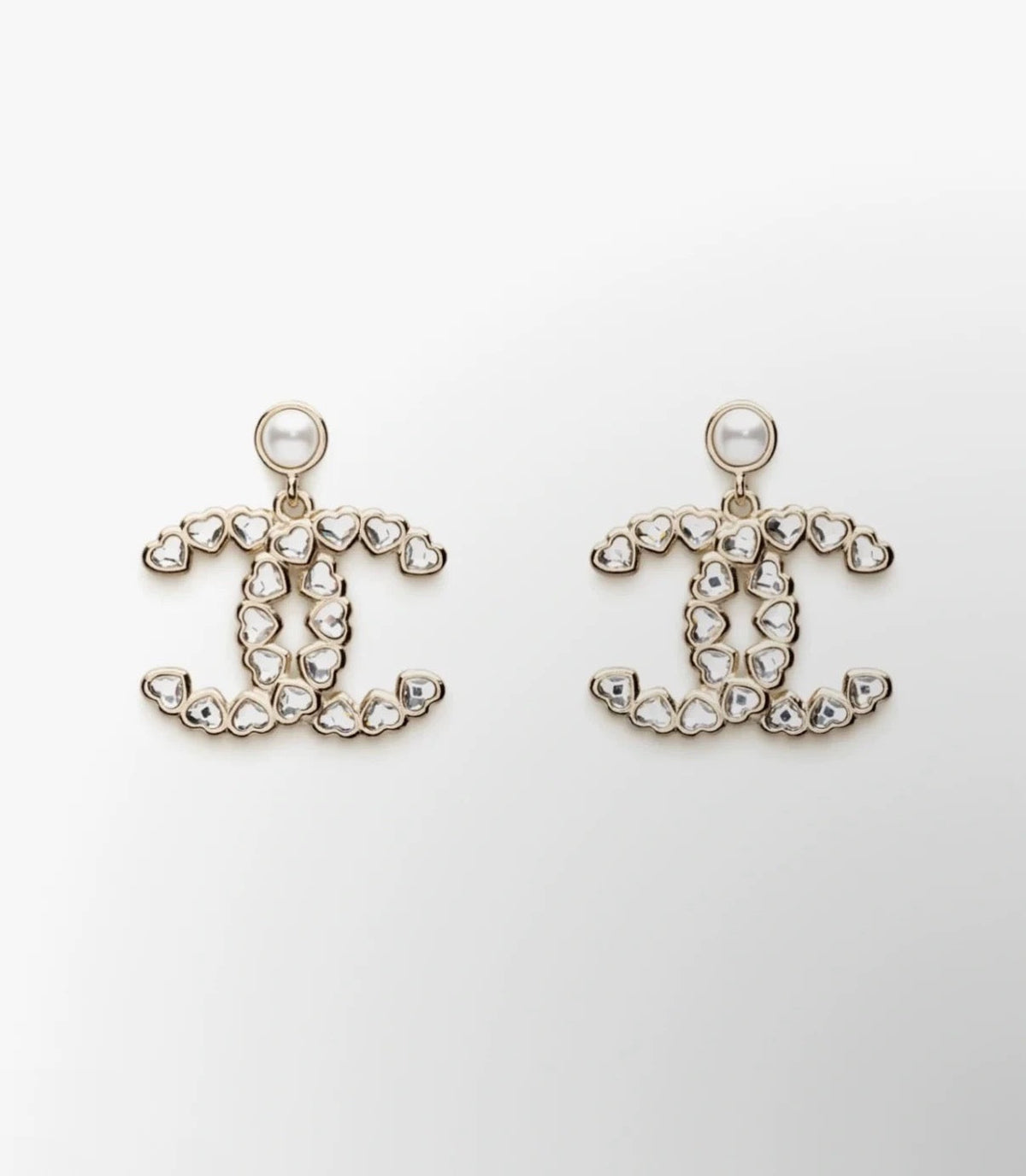 Martin Graham stud earrings in polished metal-tone – main product view