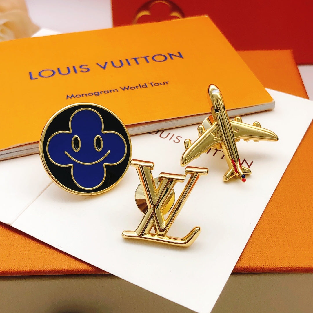 Martin Graham brooch in polished metal-tone – main product view