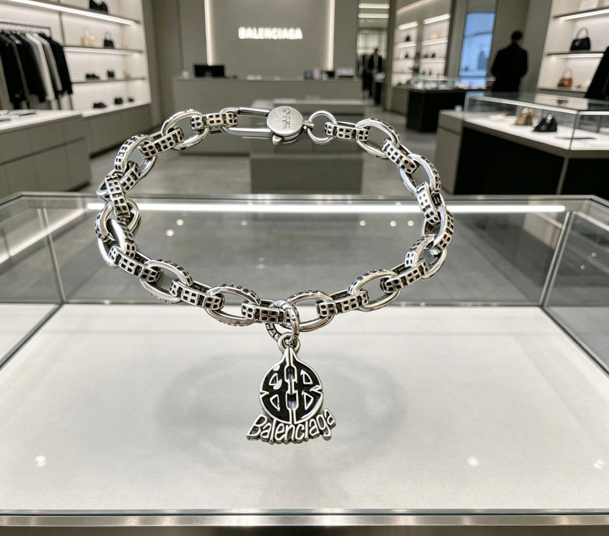 Martin Graham bracelet in polished metal-tone – main product view
