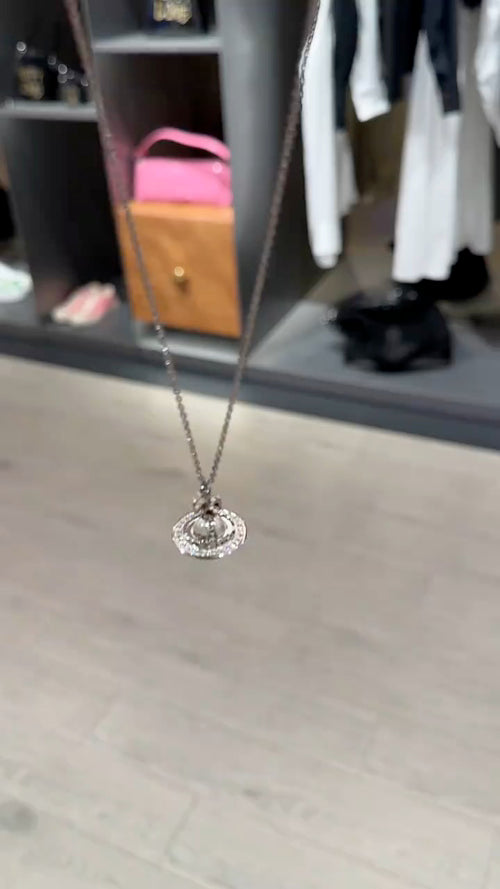 Martin Graham pendant necklace in polished metal-tone – main product view