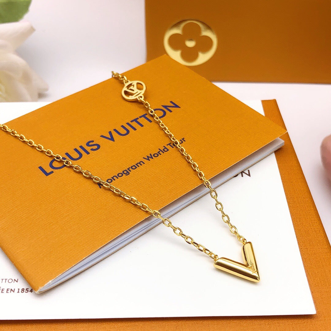 Martin Graham pendant necklace in polished metal-tone – main product view