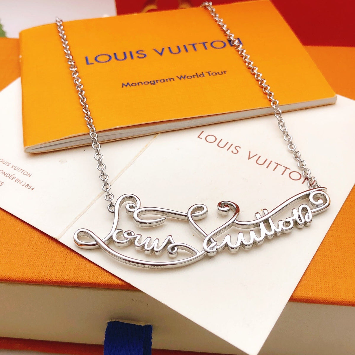 Martin Graham pendant necklace in polished metal-tone – main product view
