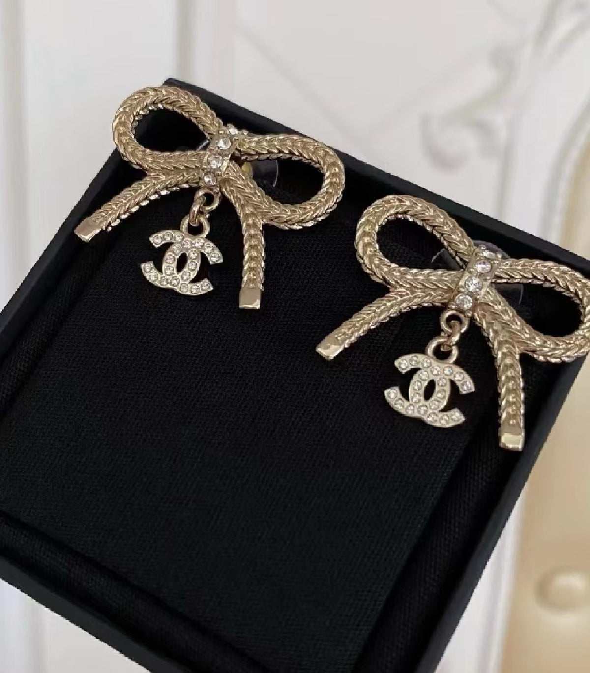 Martin Graham stud earrings in polished metal-tone – main product view