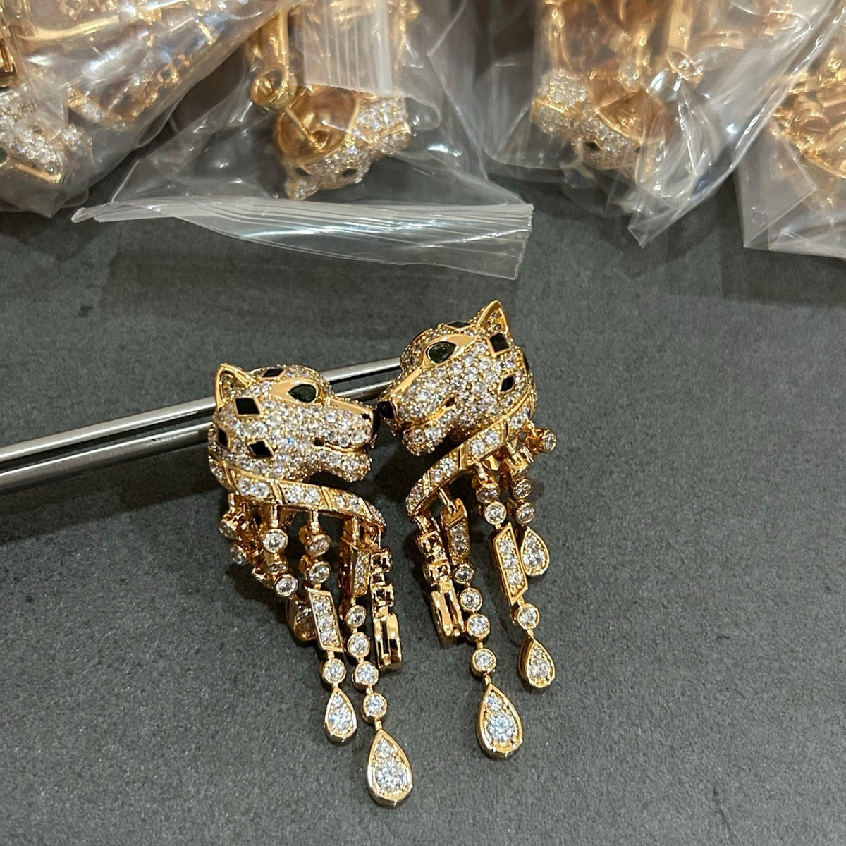Martin Graham earrings in polished metal-tone – main product view