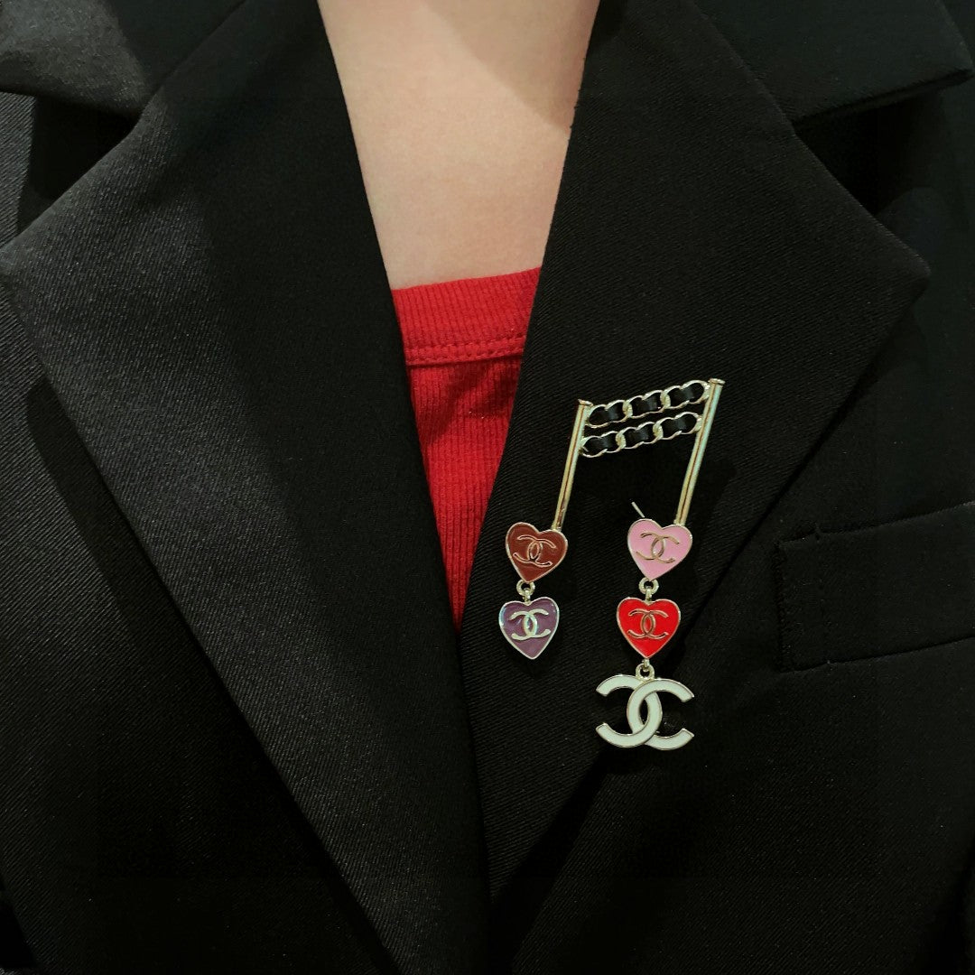 Martin Graham brooch in polished metal-tone – main product view