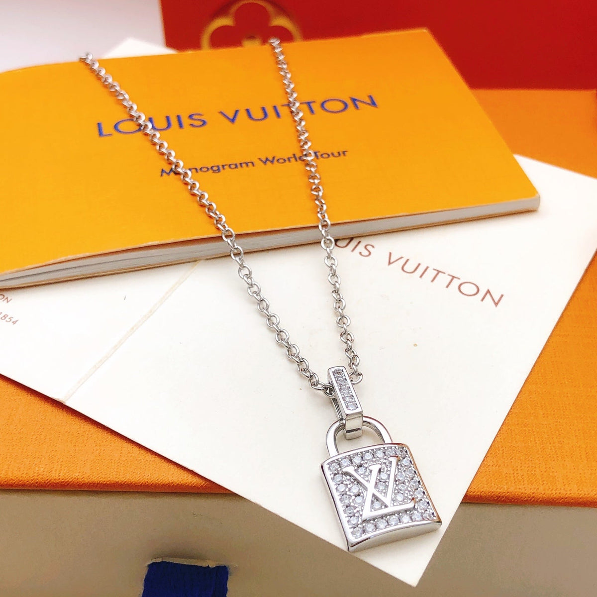 Martin Graham pendant necklace in polished metal-tone – main product view