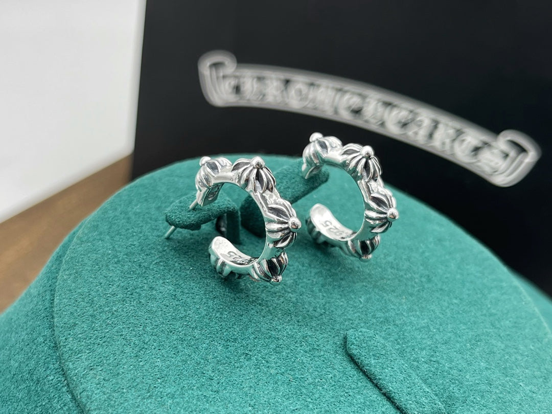 Martin Graham earrings in polished metal-tone – main product view