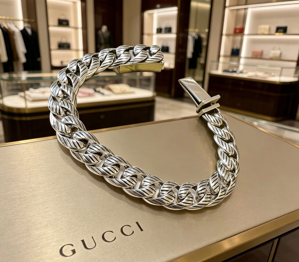 Martin Graham bracelet in polished metal-tone – main product view