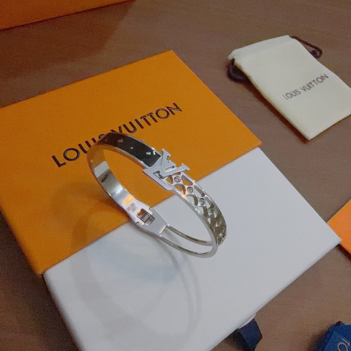Martin Graham bangle in polished metal-tone – main product view