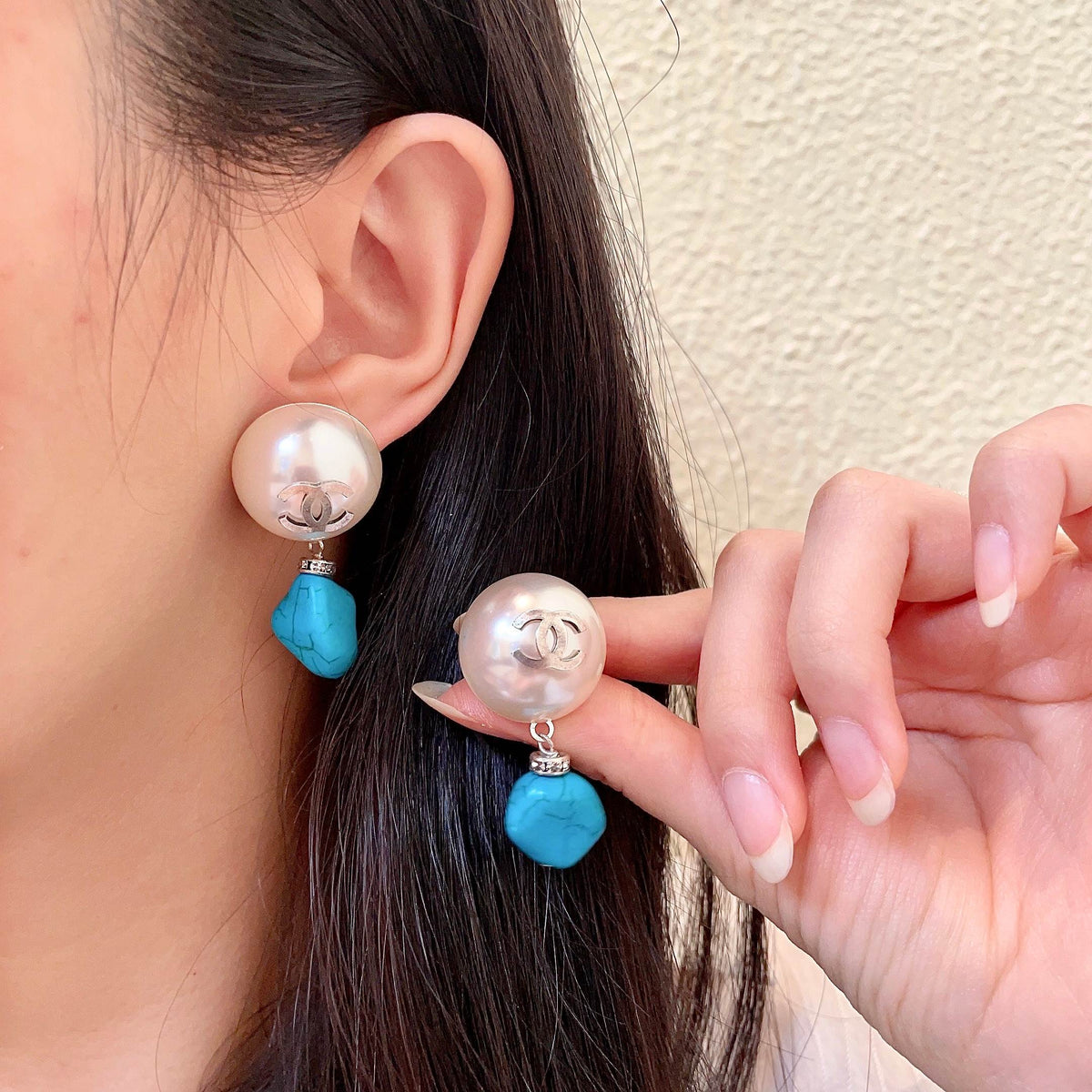 Martin Graham earrings in polished metal-tone – main product view