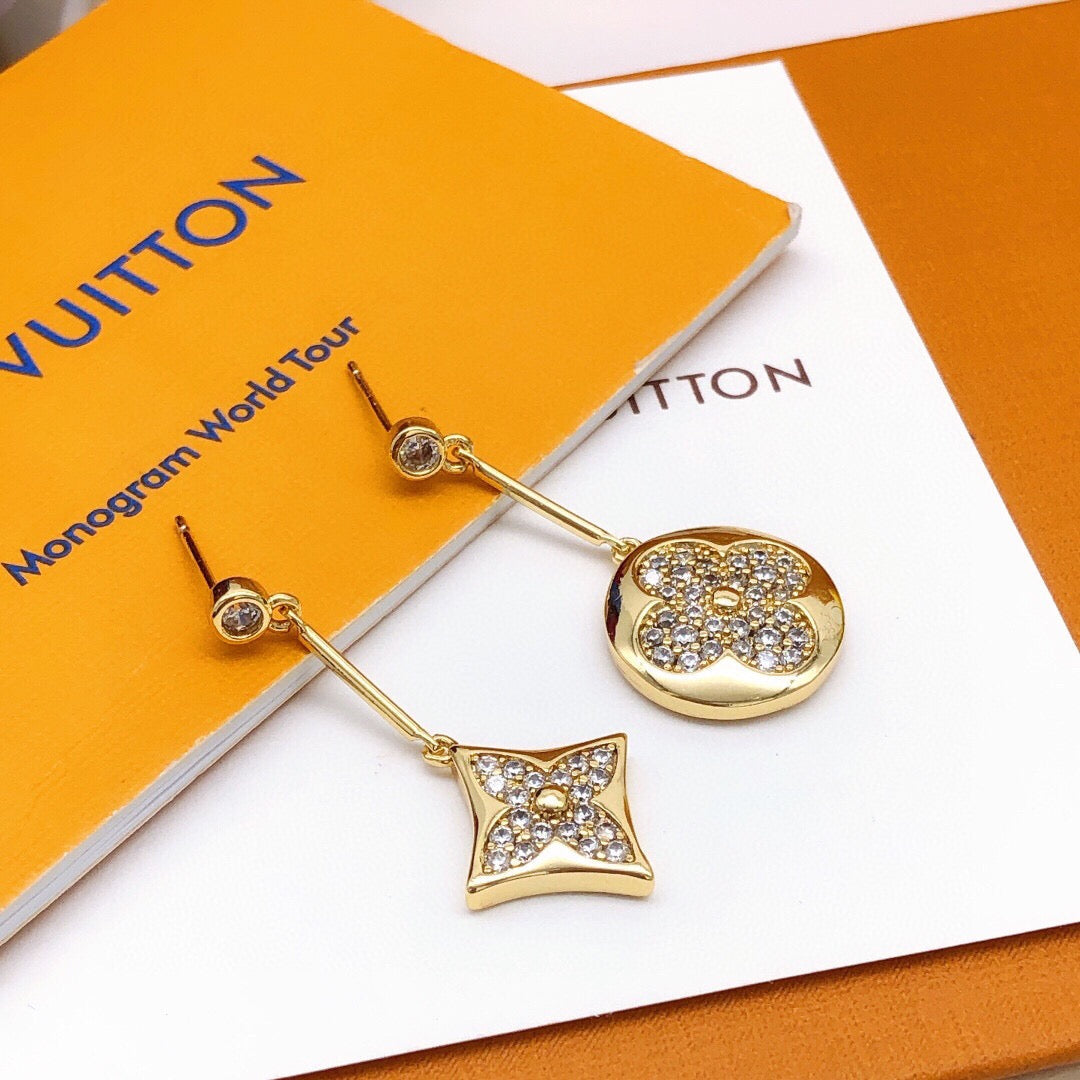 Martin Graham stud earrings in polished metal-tone – main product view