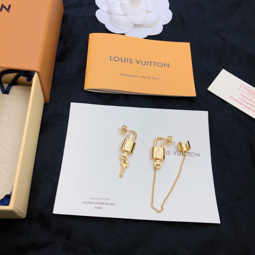 Martin Graham stud earrings in polished metal-tone – main product view