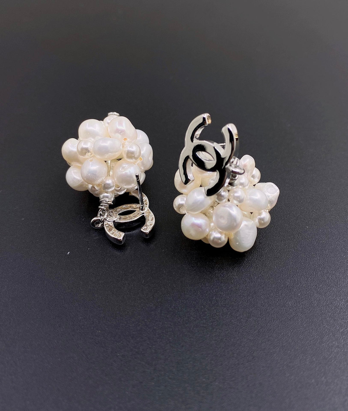 Martin Graham earrings in polished metal-tone – main product view