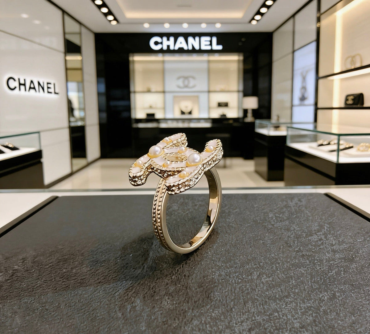 Martin Graham ring in polished metal-tone – main product view