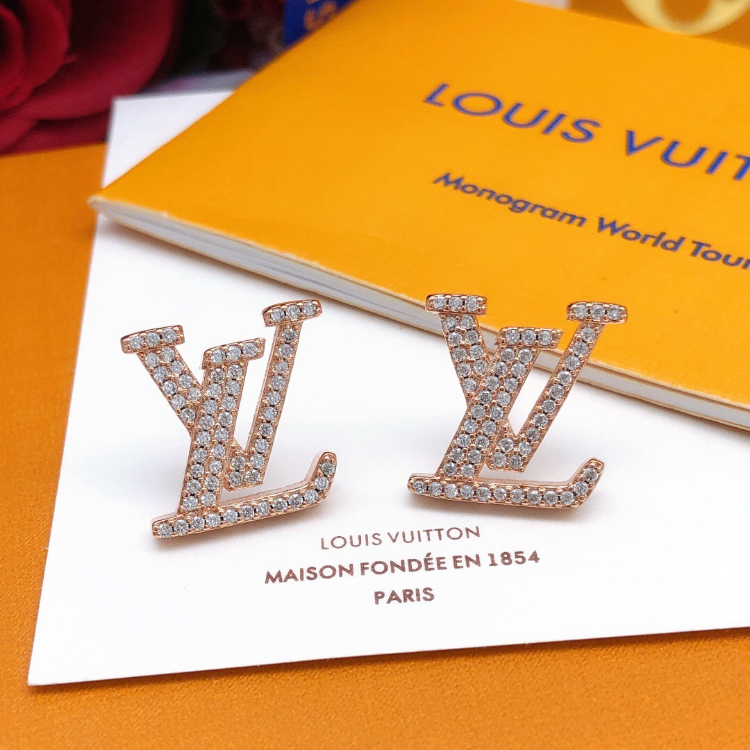Martin Graham stud earrings in polished metal-tone – main product view