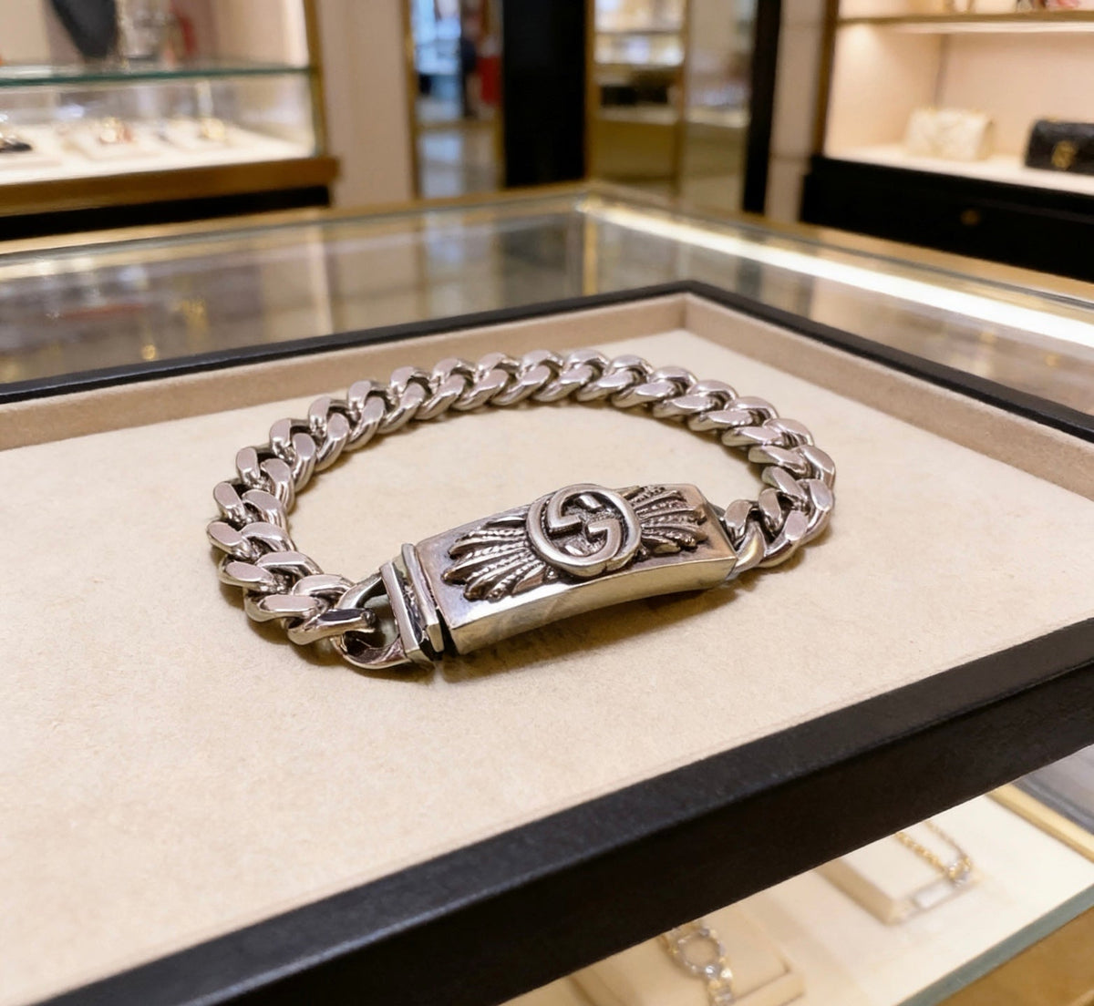 Martin Graham bracelet in polished metal-tone – main product view