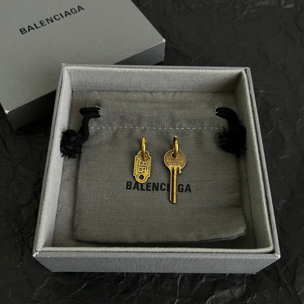 Martin Graham earrings in polished metal-tone – main product view