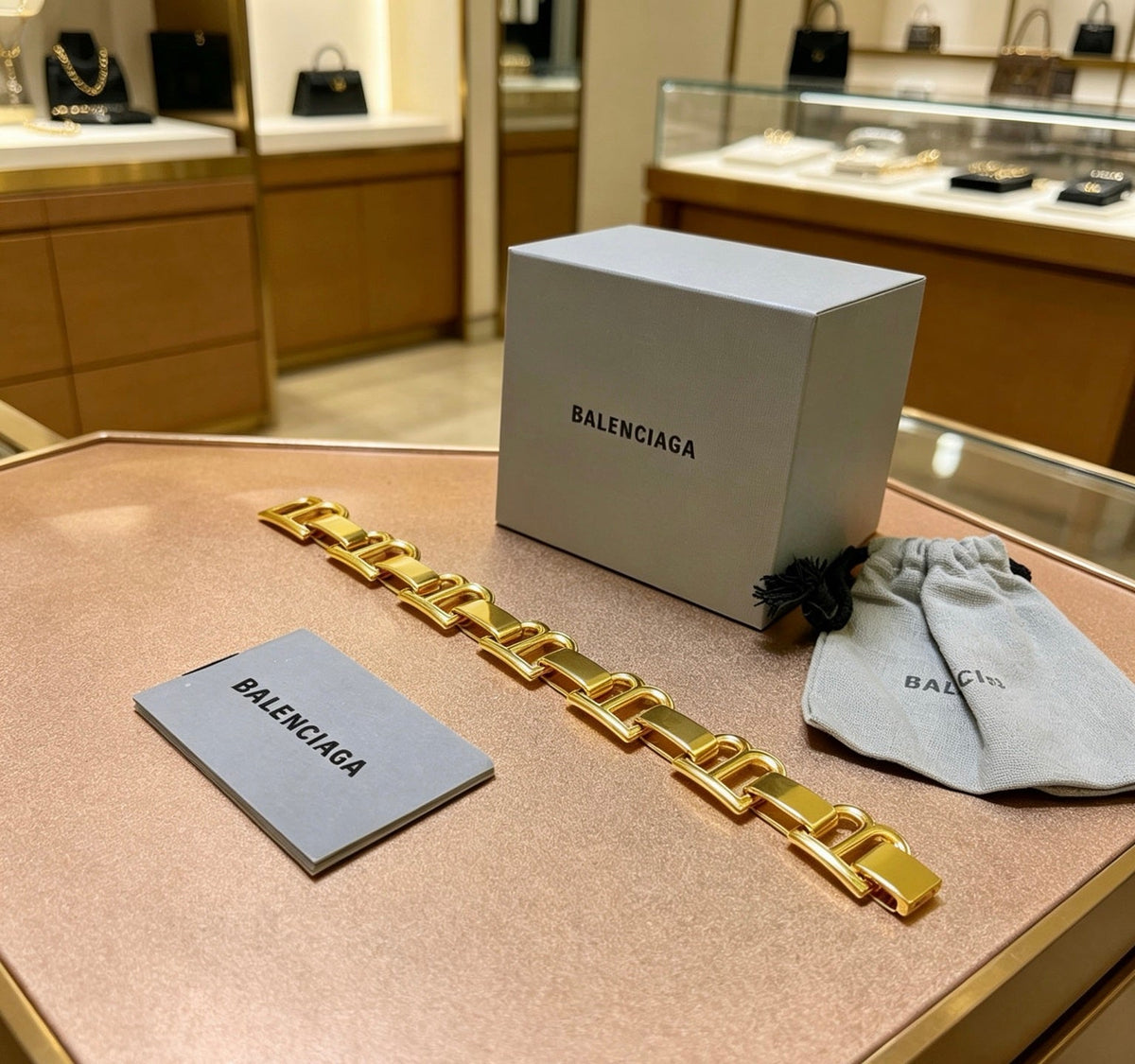Martin Graham bracelet in polished metal-tone – main product view