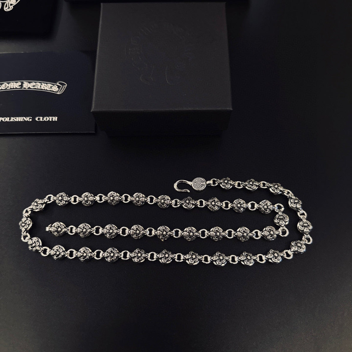 Martin Graham pendant necklace in polished metal-tone – main product view