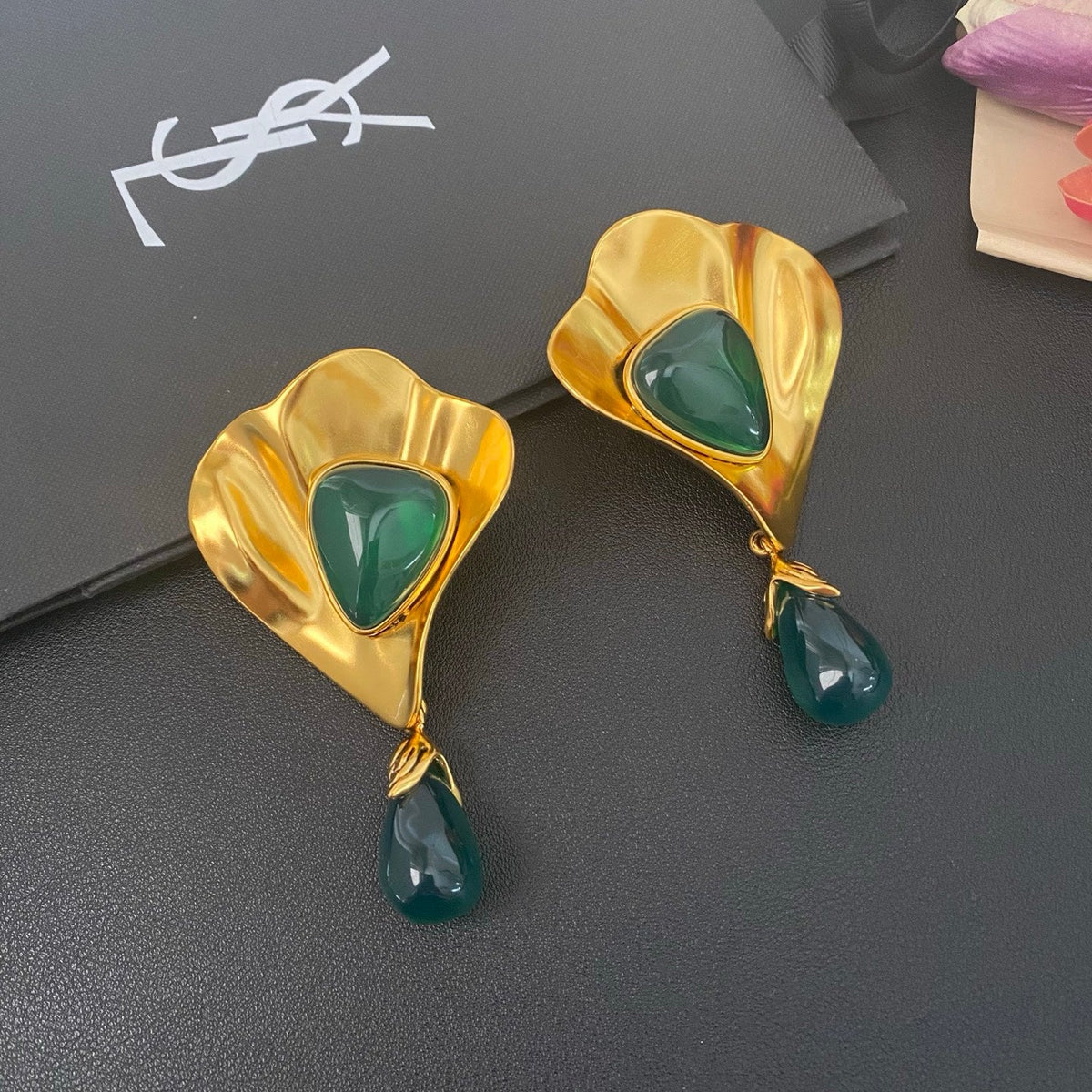 Martin Graham earrings in polished metal-tone – main product view