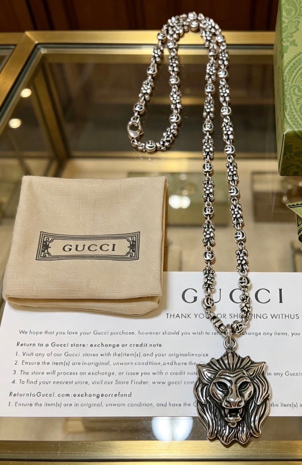 Martin Graham pendant necklace in polished metal-tone – main product view