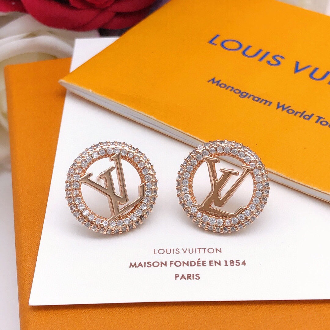 Martin Graham stud earrings in polished metal-tone – main product view
