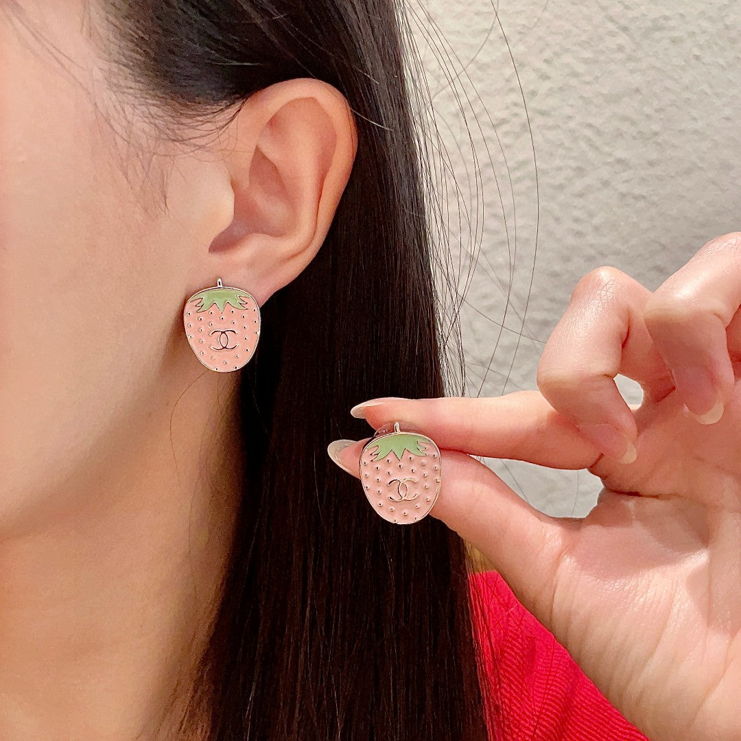 Martin Graham stud earrings in polished metal-tone – main product view