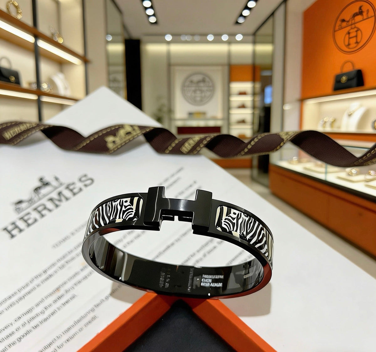 Martin Graham bangle in polished metal-tone – main product view