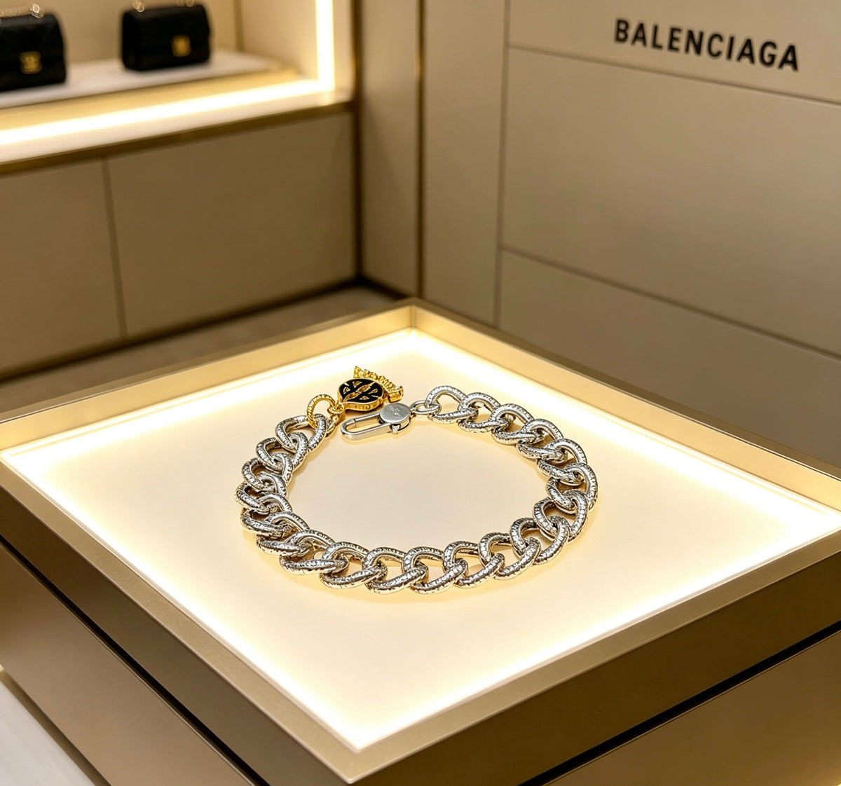 Martin Graham bracelet in polished metal-tone – main product view