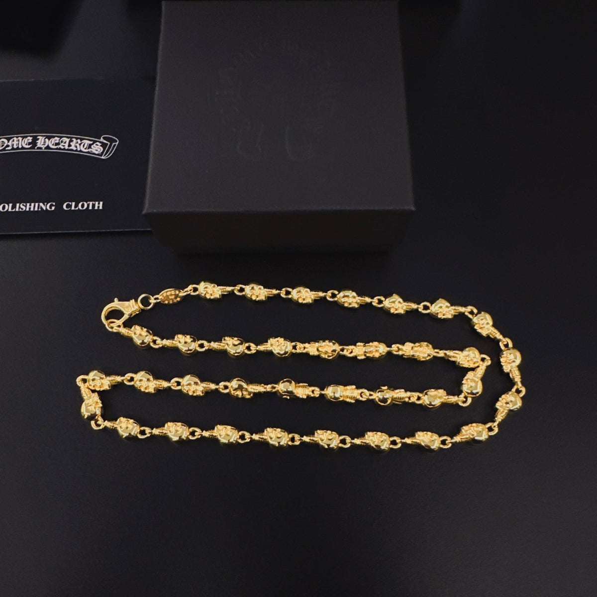 Martin Graham pendant necklace in polished metal-tone – main product view
