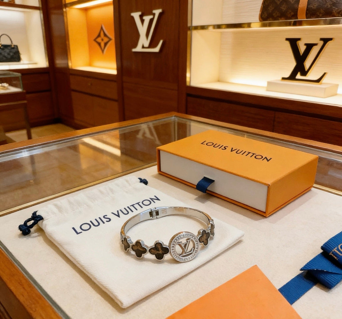 Martin Graham bangle in polished metal-tone – main product view
