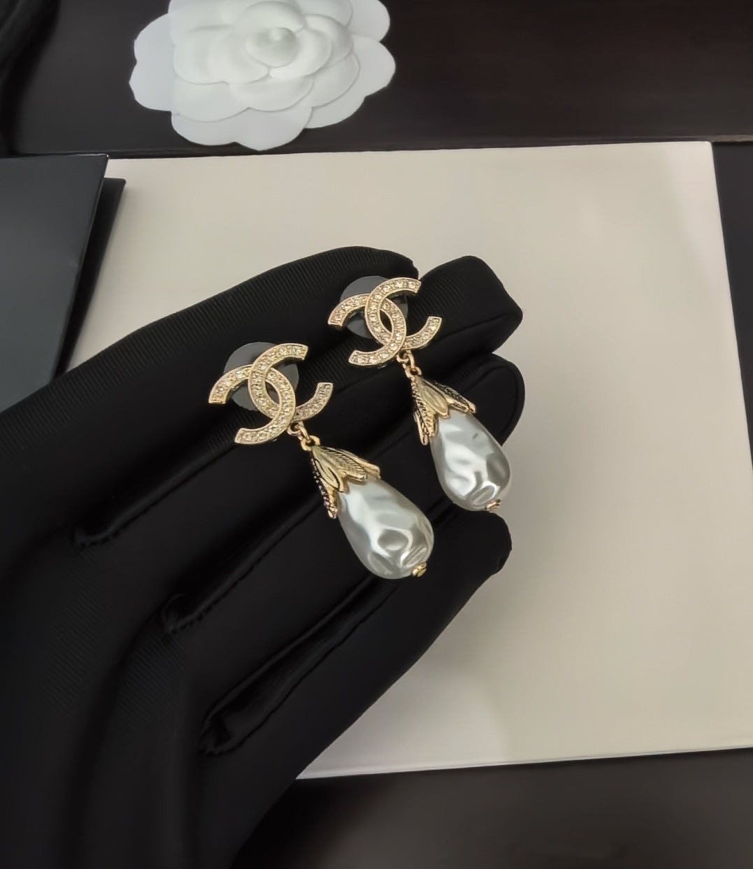 Martin Graham earrings in polished metal-tone – main product view